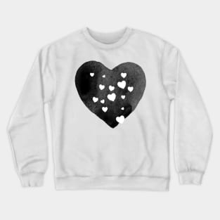 Grey Heart Crewneck Sweatshirt